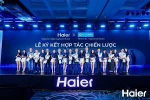 Haier gia nhập thị trường Việt Nam, bán đặc quyền tại Điện Máy Xanh