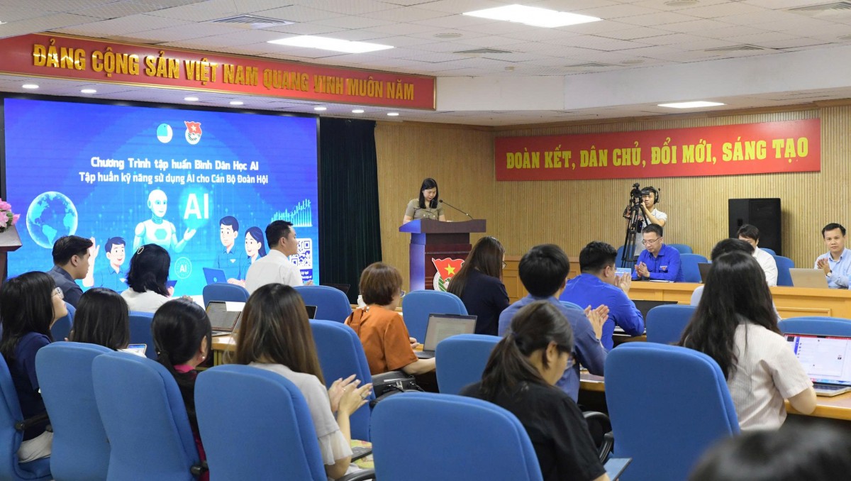 Trung ương Đoàn ra mắt chương trình Bình dân học AI – Phổ cập kỹ năng AI miễn phí cho 2 triệu thanh niên Việt Nam