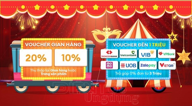 Lazada tung loạt ưu đãi đậm sâu dịp 6.6