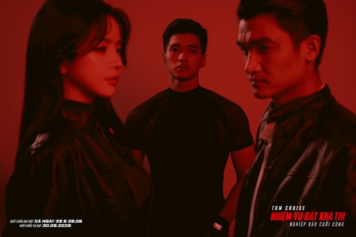 Ma Ran Đô, Mie và Mạc Văn Khoa hóa điệp viên cực chất trong bộ ảnh lấy cảm hứng từ Nhiệm vụ: Bất khả thi