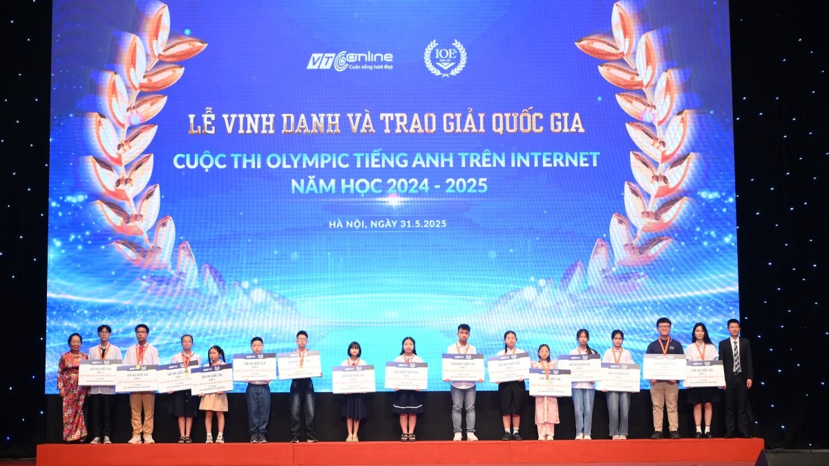 Hơn 2,6 triệu học sinh tham gia Olympic tiếng Anh trên Internet năm học 2024-2025