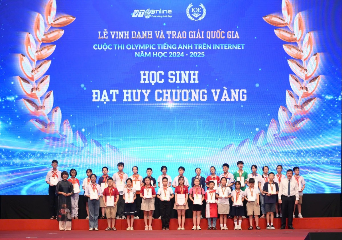 Hơn 2,6 triệu học sinh tham gia Olympic tiếng Anh trên Internet năm học 2024-2025