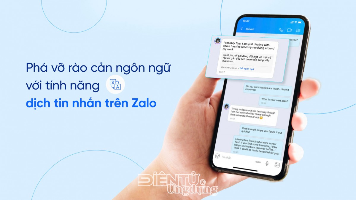 Hơn 1,1 triệu người dùng sử dụng Zalo để dịch thuật Hơn 1,1 triệu người dùng sử dụng Zalo để dịch thuật