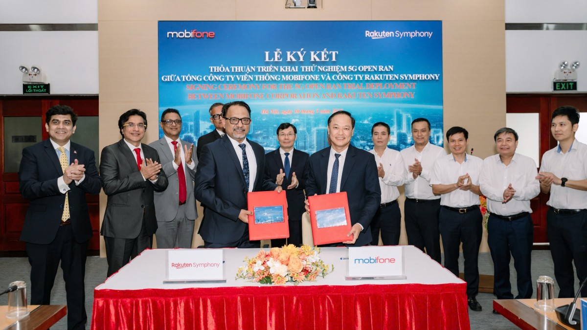 MobiFone hợp tác Rakuten Symphony thử nghiệm 5G Open RAN