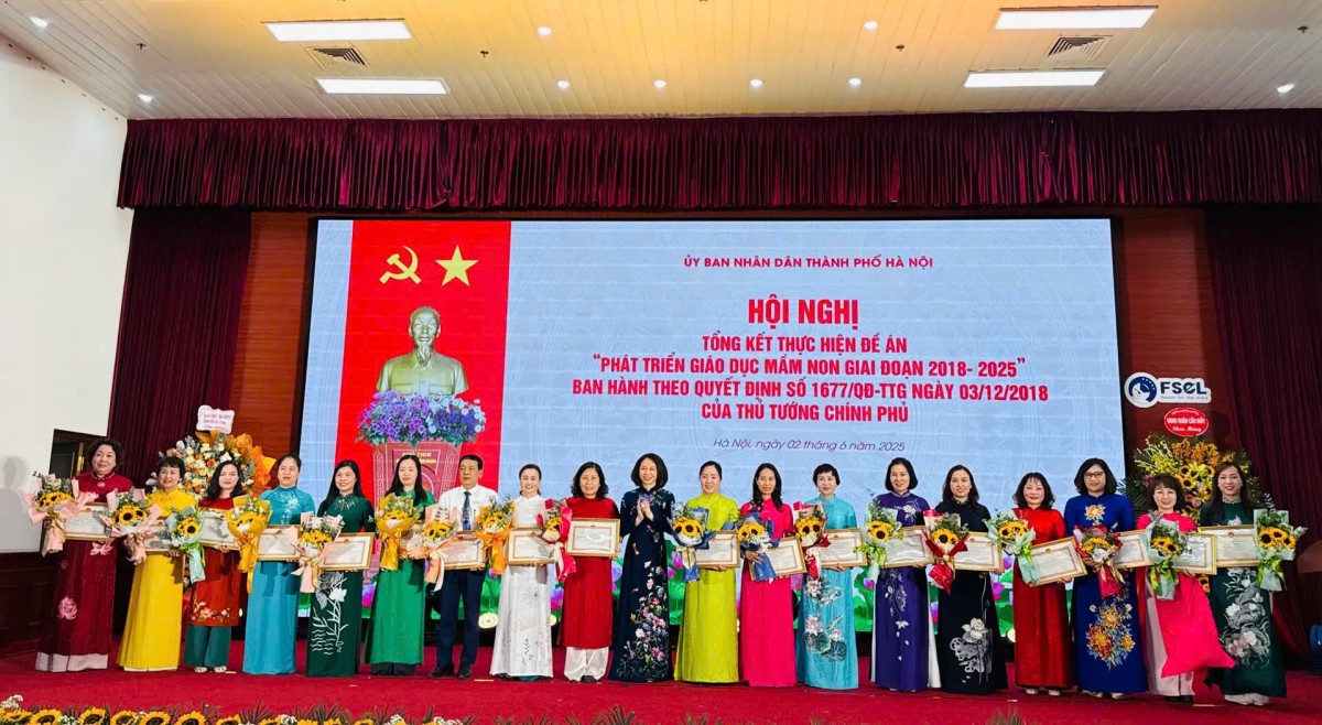 Hà Nội: 100% trẻ 5 tuổi được tham gia giáo dục mầm non Hà Nội: 100% trẻ 5 tuổi được tham gia giáo dục mầm non