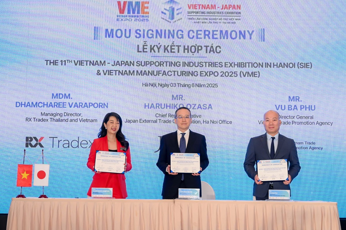 Việt Nam - Nhật Bản thúc đẩy hợp tác công nghiệp hỗ trợ qua Triển lãm kép SIE & VME 2025