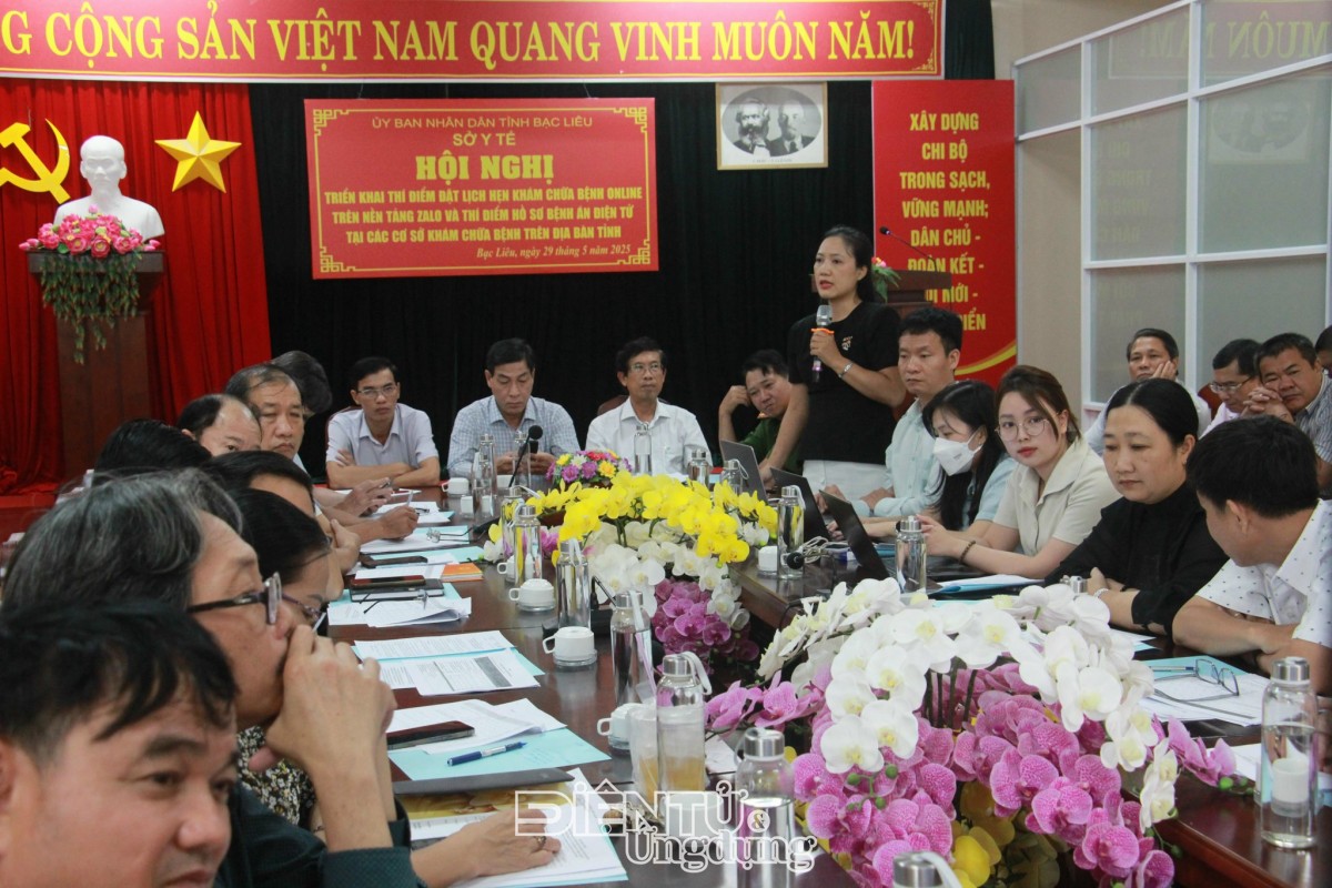 Tỉnh Bạc Liêu triển khai bệnh án điện tử trên toàn tỉnh