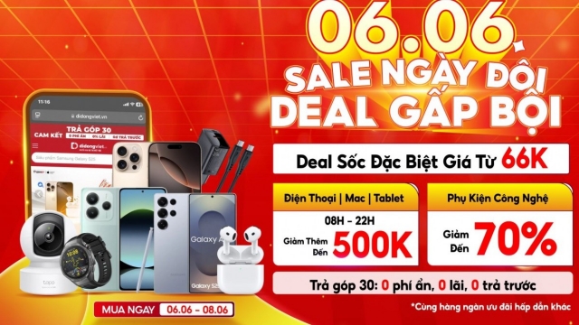 Sale ngày đôi 6/6, giá iPhone 16 Pro Max giảm hơn 5 triệu đồng