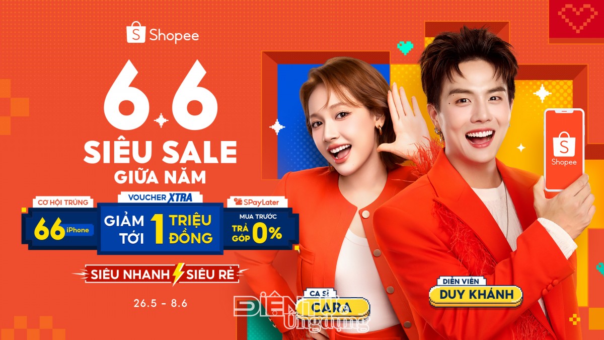 “6.6 siêu sale giữa năm - siêu nhanh, siêu rẻ”