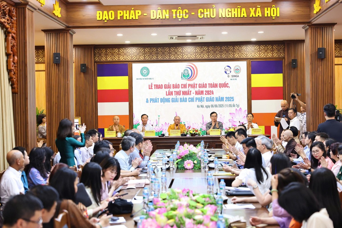 Lan tỏa tinh thần 'Tốt đạo – Đẹp đời' từ 534 tác phẩm báo chí về Phật giáo