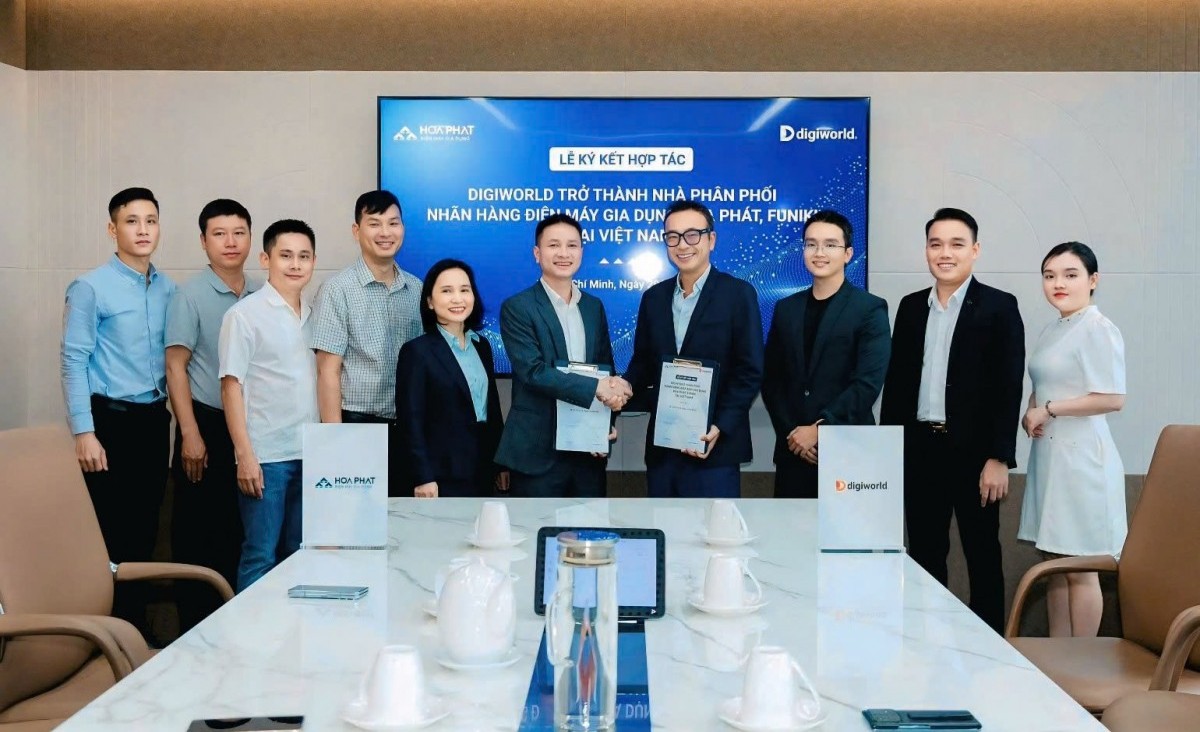 Digiworld chính thức trở thành nhà phân phối sản phẩm Hòa Phát và Funiki trên toàn quốc
