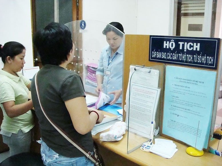 Đăng ký hộ tich trực tuyến Đăng ký hộ tich trực tuyến