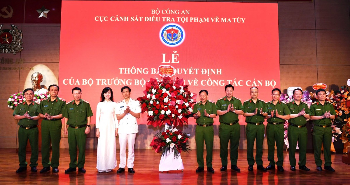 Cục Cảnh sát điều tra tội phạm về ma túy có tân Cục trưởng Cục Cảnh sát điều tra tội phạm về ma túy có tân Cục trưởng