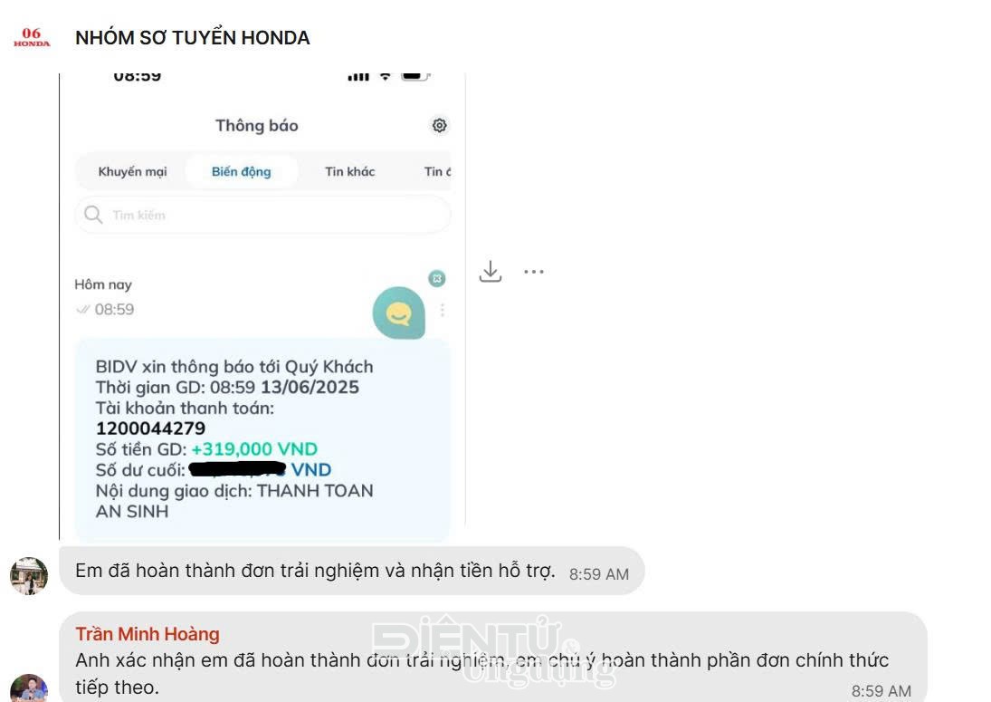 Cảnh báo: Giả danh tuyển dụng Honda Việt Nam để chiếm đoạt tài sản qua ứng dụng Signal