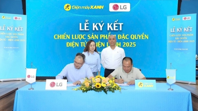 LG và Điện Máy Xanh hợp tác chiến lược