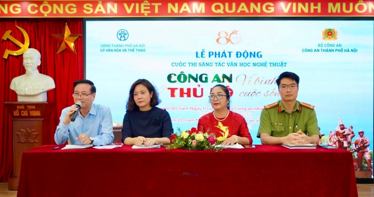 Phát động cuộc thi sáng tác Công an Thủ đô vì bình yên cuộc sống Phát động cuộc thi sáng tác Công an Thủ đô vì bình yên cuộc sống
