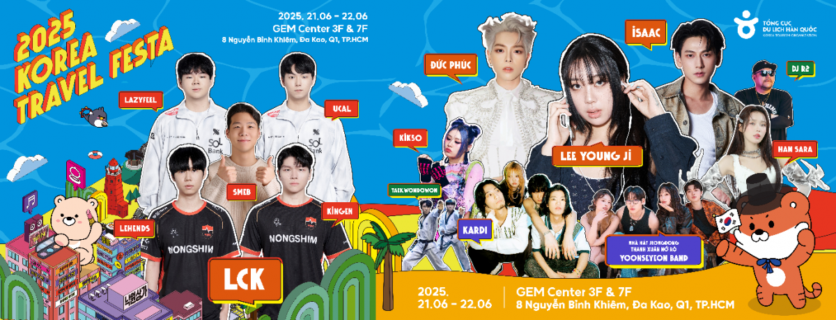 Korea Travel Festa 2025: Sự kiện quảng bá văn hóa, du lịch lớn nhất của Hàn Quốc tại Việt Nam Korea Travel Festa 2025: Sự kiện quảng bá văn hóa, du lịch lớn nhất của Hàn Quốc tại Việt Nam