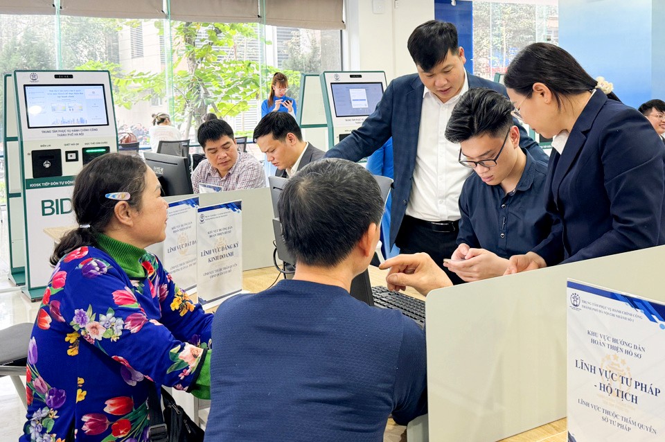 Trung tâm phục vụ hành chính công vận hành thông suốt sau sắp xếp bộ máy