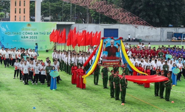 Hội thao Công an Thủ đô năm 2025: Khỏe để bảo vệ an ninh Tổ quốc