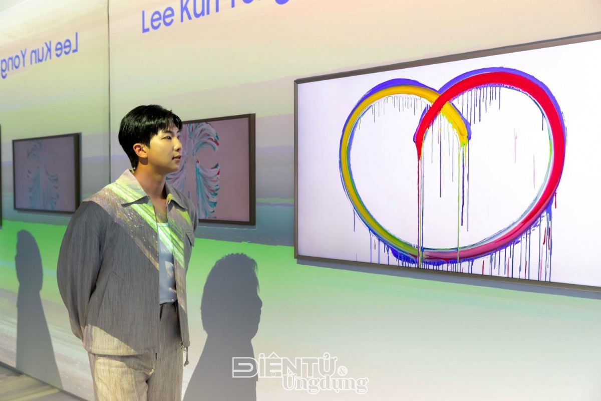 RM (BTS) trở thành đại sứ toàn cầu của Samsung Art TV