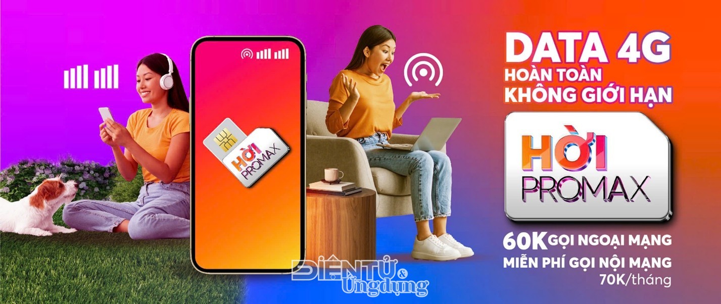 Trải nghiệm data 4G không giới hạn cùng Vietnamobile