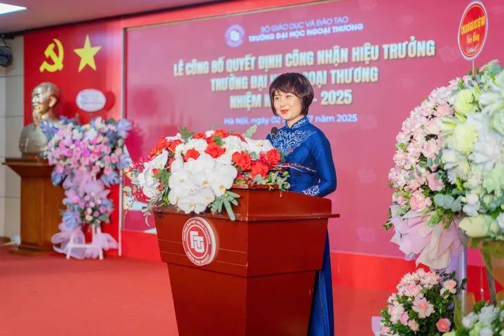 Tân Hiệu trưởng Trường Đại học Ngoại thương