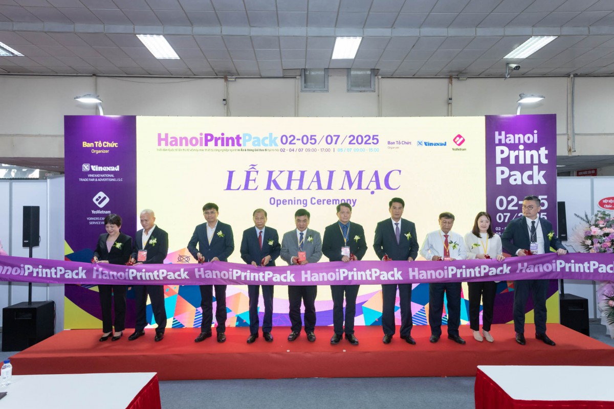HanoiPrintPack 2025 giới thiệu công nghệ in ấn và đóng gói thông minh tại Hà Nội