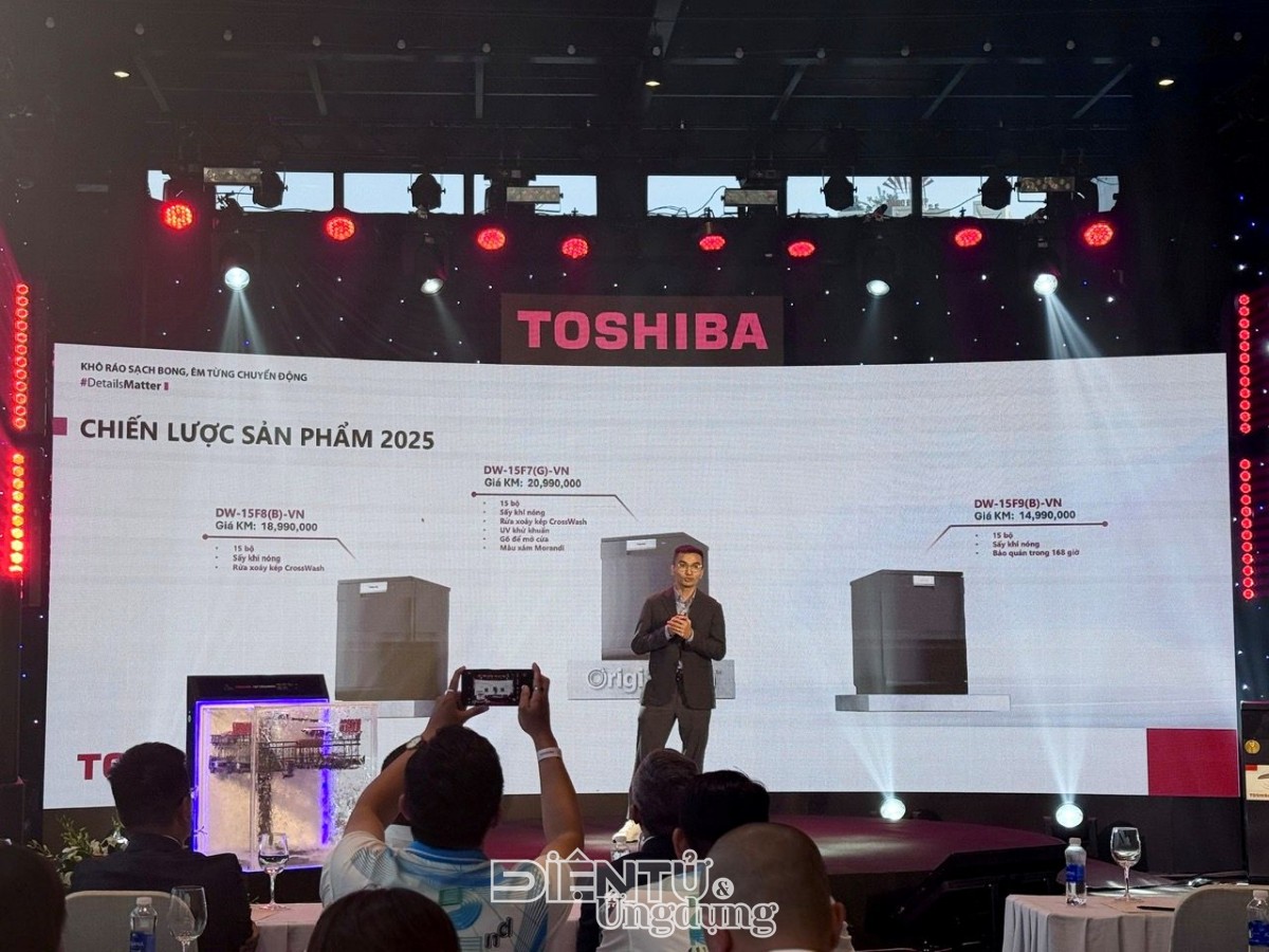 Toshiba chính thức tham gia thị trường máy rửa chén tại Việt Nam