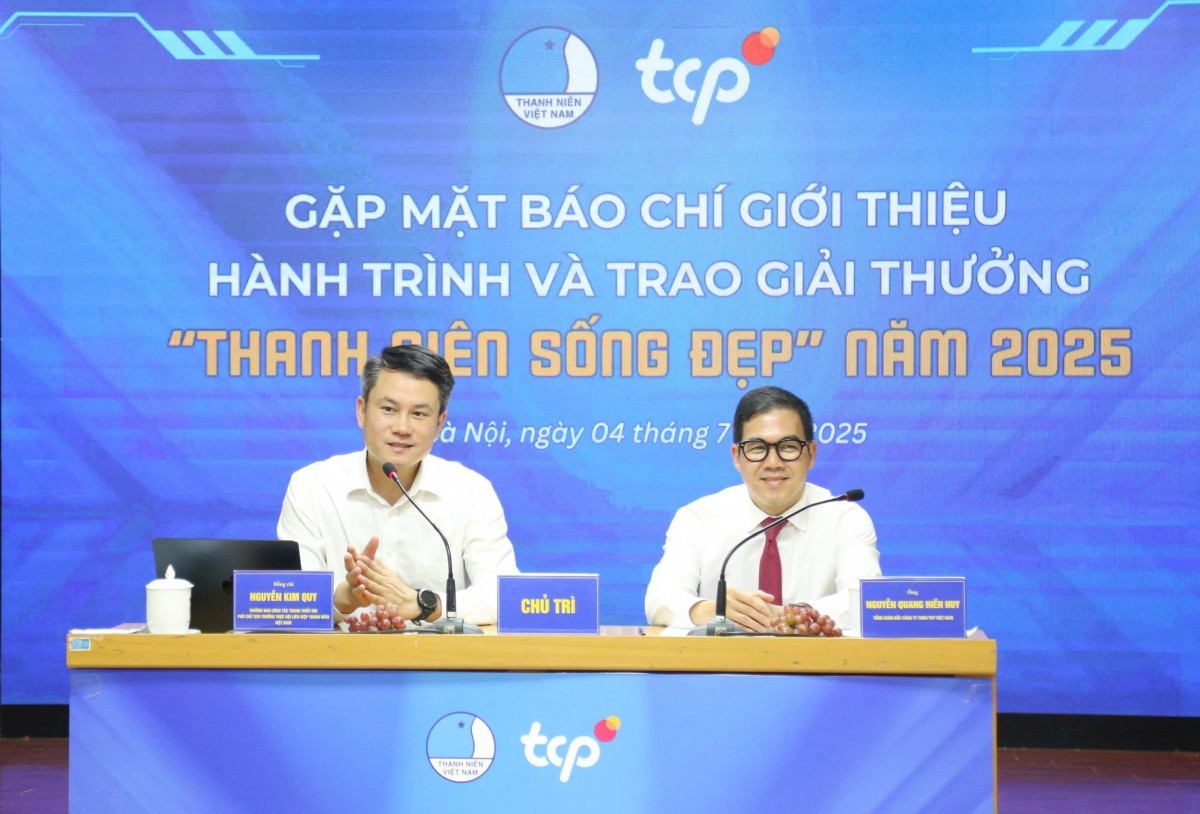 Sẽ vinh danh 20 gương thanh niên sống đẹp tiêu biểu năm 2025