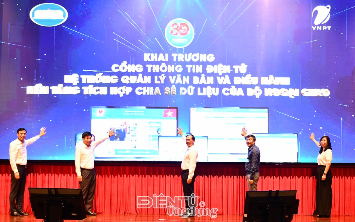 VNPT triển khai 3 phần mềm chuyển đổi số trọng yếu cho Bộ Ngoại giao 