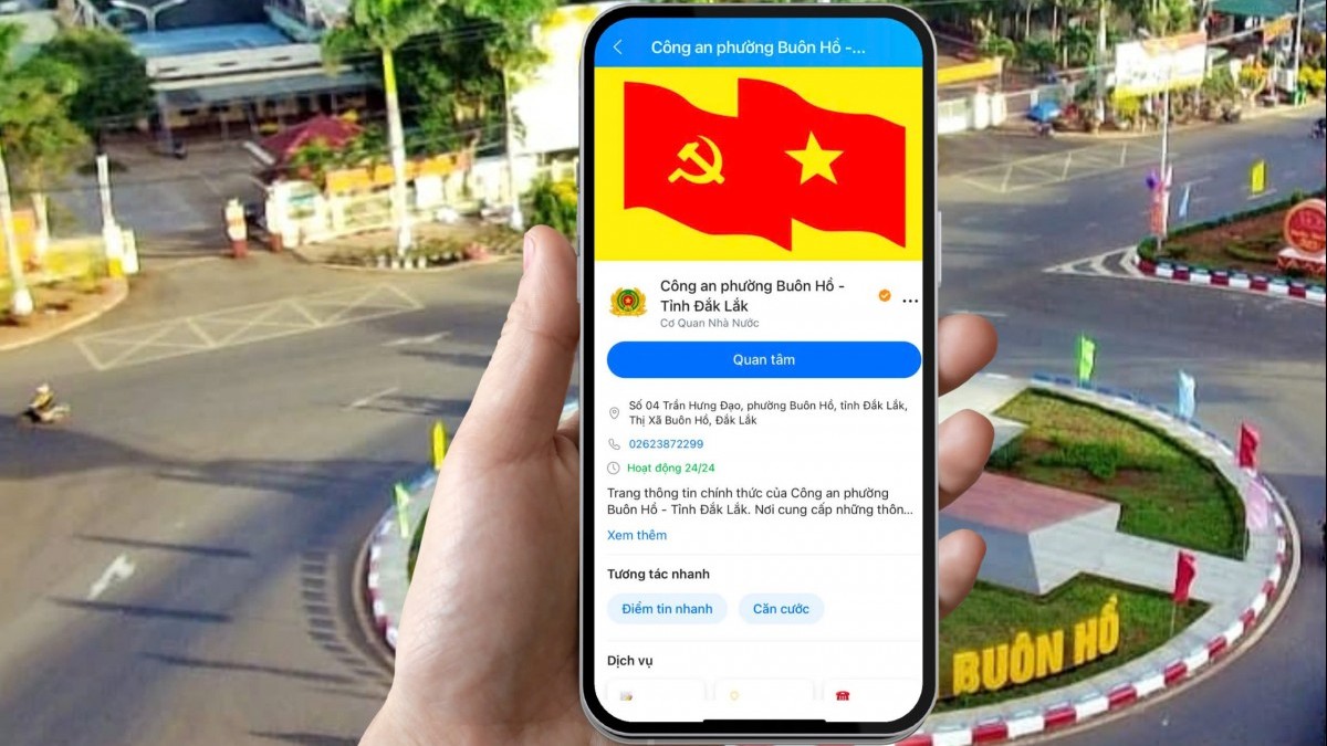 29 đơn vị Công an điều chỉnh thông tin tài khoản Zalo thành công