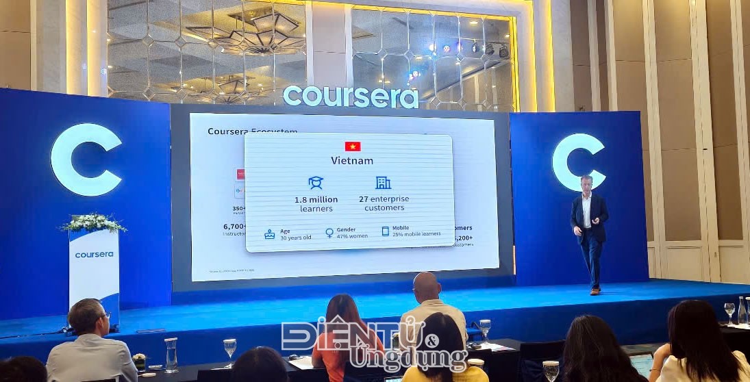 Nền tảng giáo dục trực tuyến Coursera công bố mang đến 3.000 khóa học có phụ đề tiếng Việt, phục vụ 1,8 triệu người học tại Việt Nam.
