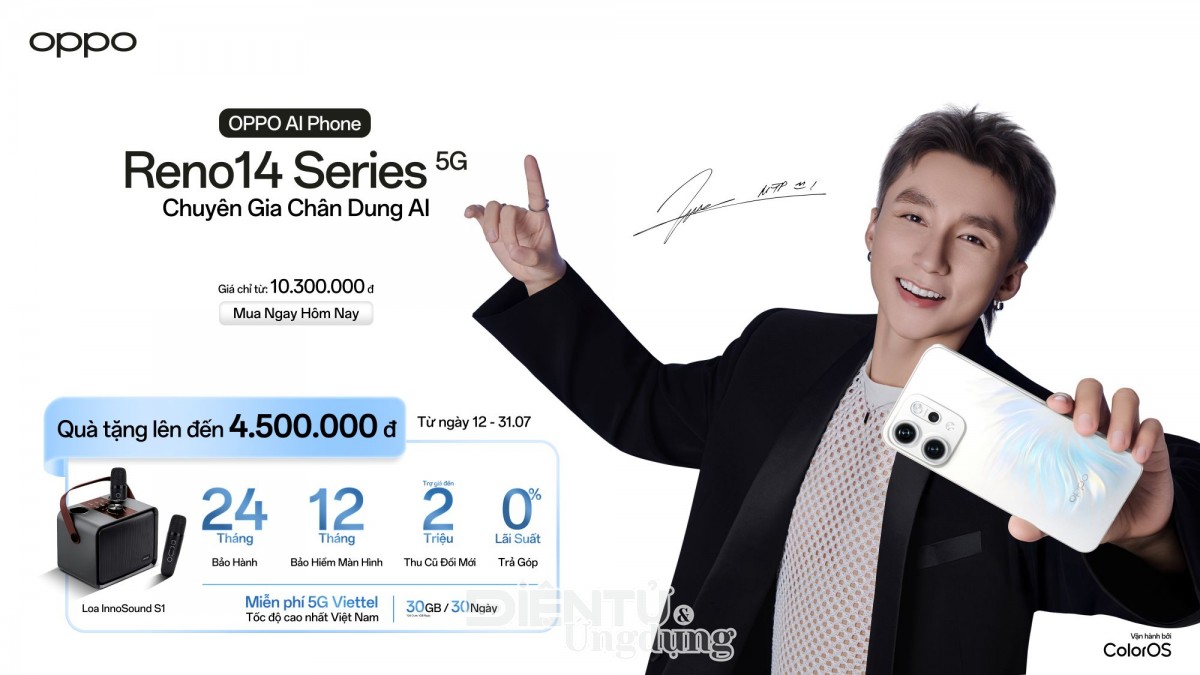 OPPO Reno14 Series ghi nhận 26.000 máy bán ra sau 10 ngày ra mắt OPPO Reno14 Series ghi nhận 26.000 máy bán ra sau 10 ngày ra mắt