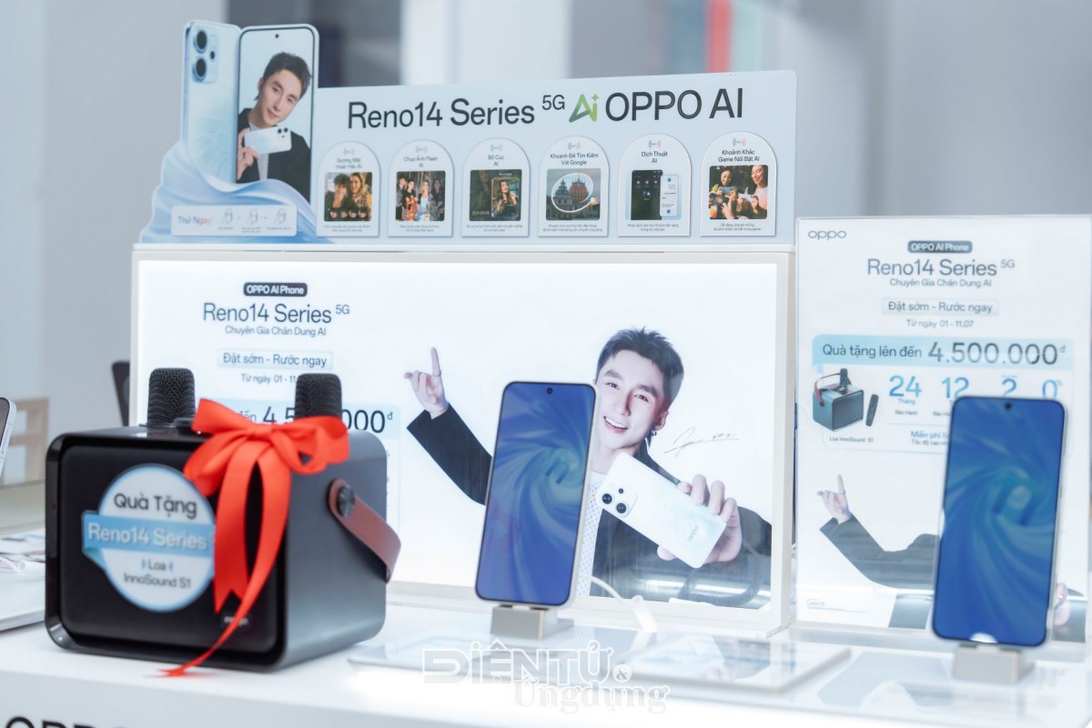 OPPO Reno14 Series ghi nhận 26.000 máy bán ra sau 10 ngày ra mắt OPPO Reno14 Series ghi nhận 26.000 máy bán ra sau 10 ngày ra mắt