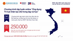 Chương trình tập huấn AI tiếp cận hơn 250.000 nhà giáo và cán bộ quản lý giáo dục