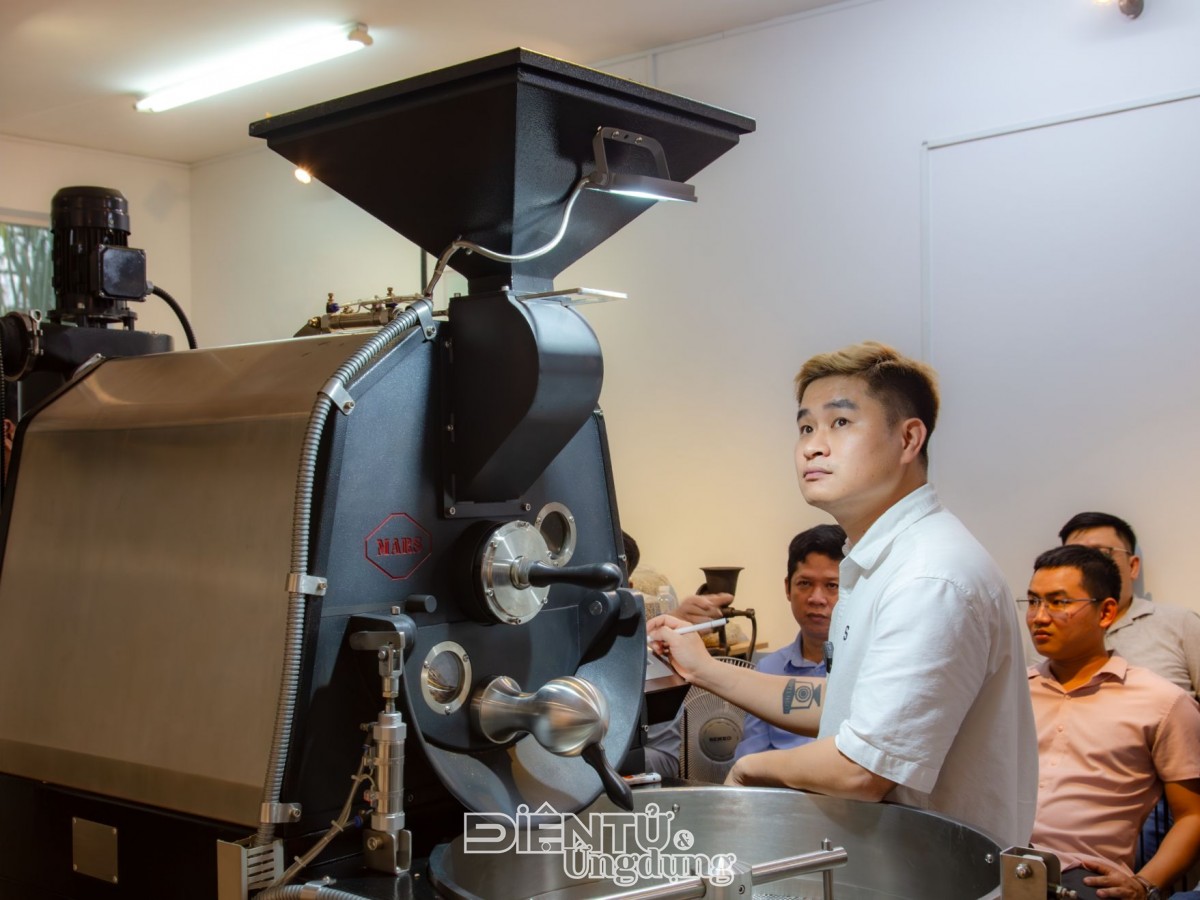 Công nghệ rang xay cafe tích hợp AI ‘made in Vietnam’