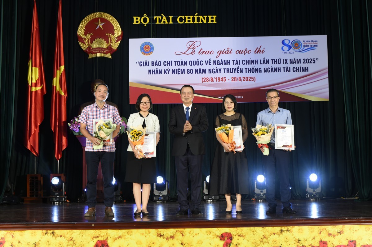 Trao giải báo chí toàn quốc về ngành Tài chính lần thứ IX năm 2025