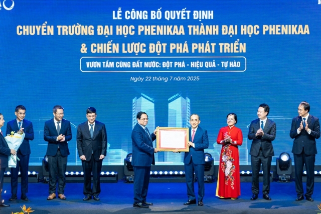 Phenikaa thành đại học thứ 10 của Việt Nam sau 6 năm tái cấu trúc