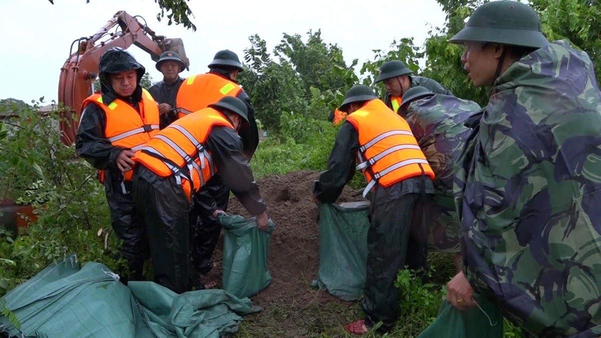  Thông tin xung quanh sự cố vỡ đê bối tại Hưng Yên do bão số 3