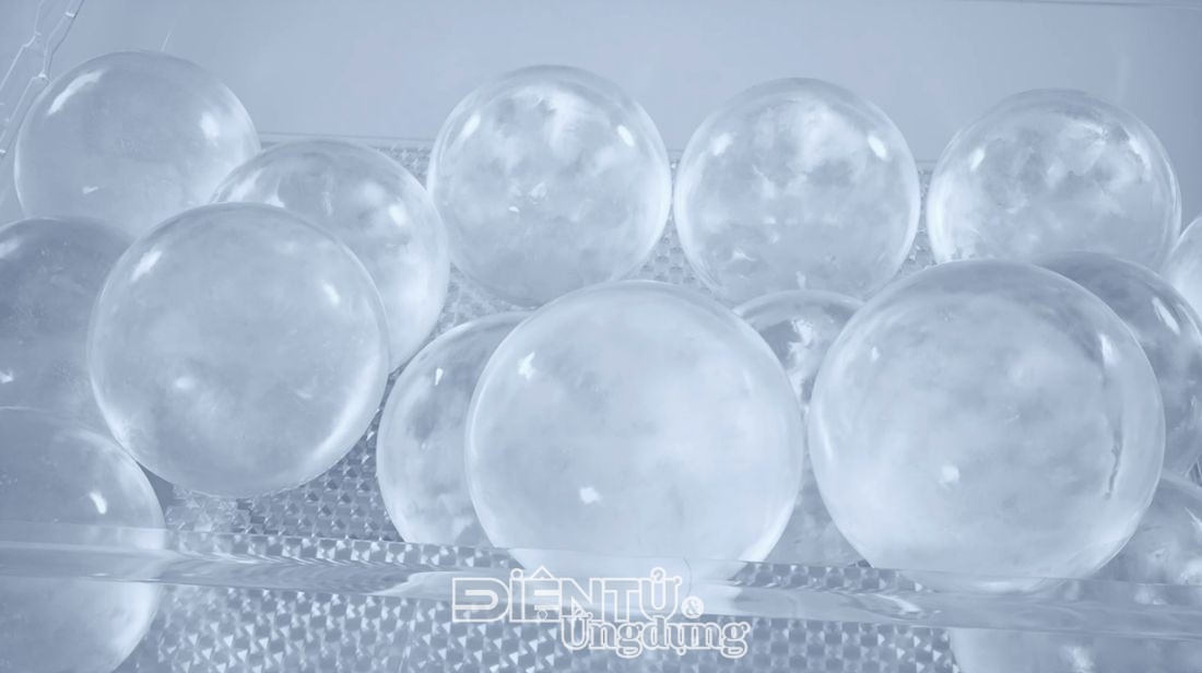 Đá viên làm từ tủ lạnh: không chỉ sạch mà còn phải đẹp