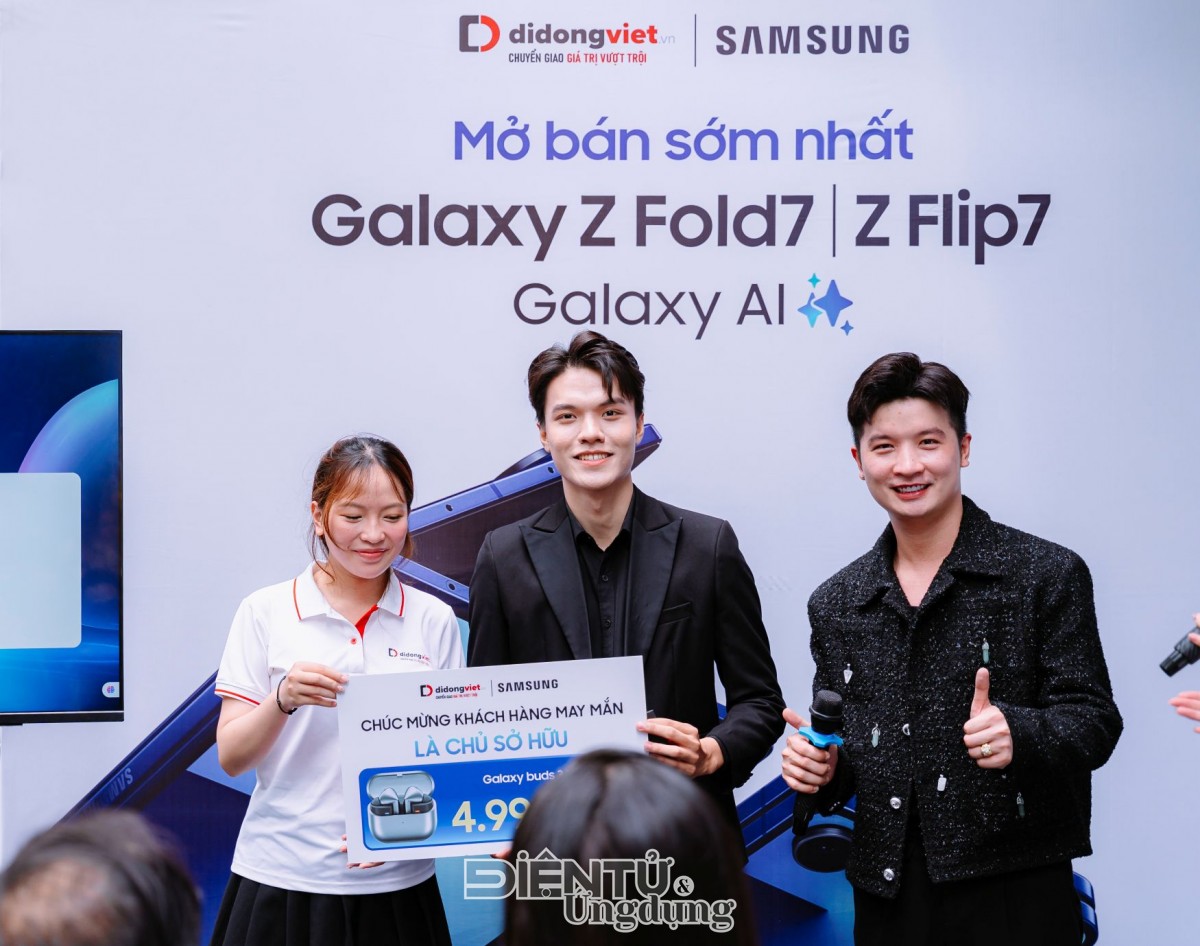 Di Động Việt mở bán sớm Galaxy Z Fold7, Z Flip 7 với ưu đãi lên đến 10 triệu đồng