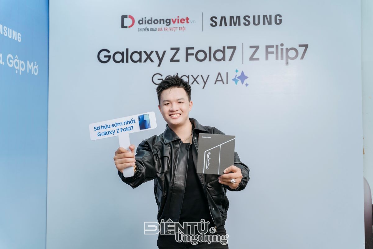 Di Động Việt mở bán sớm Galaxy Z Fold7, Z Flip 7 với ưu đãi lên đến 10 triệu đồng