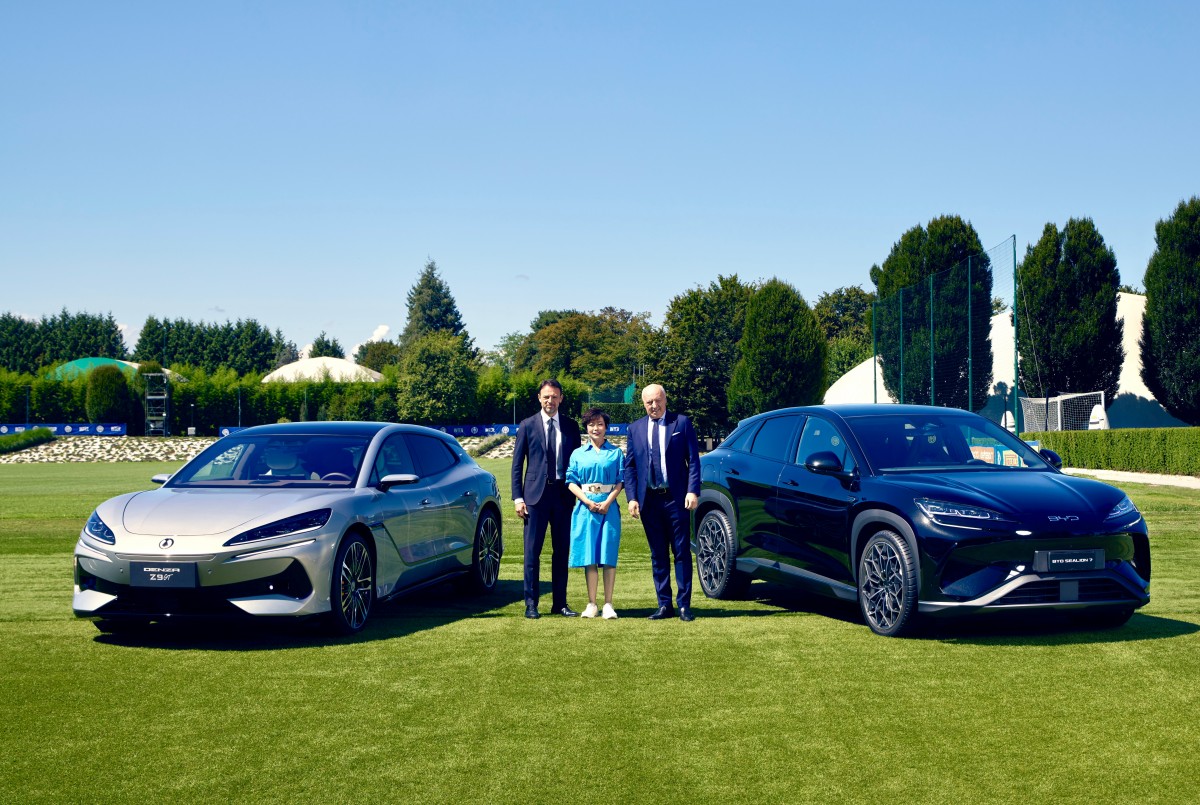 BYD trở thành đối tác ô tô toàn cầu của CLB bóng đá Inter Milan