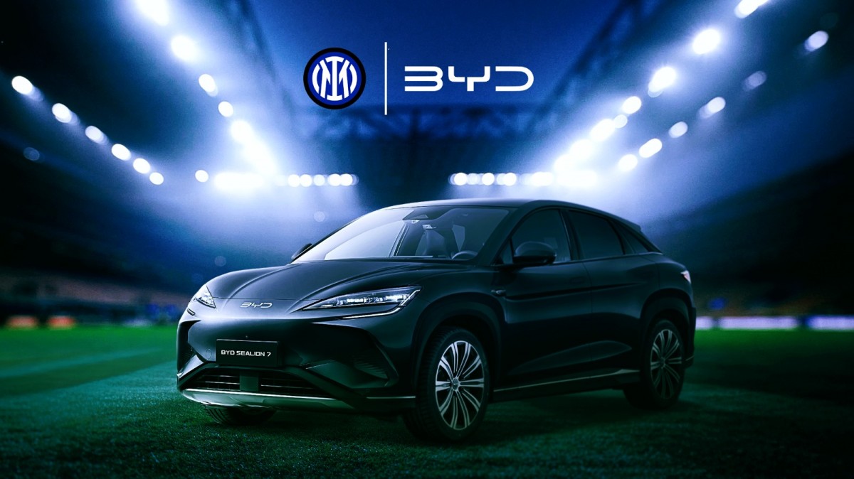 BYD trở thành đối tác ô tô toàn cầu của CLB bóng đá Inter Milan