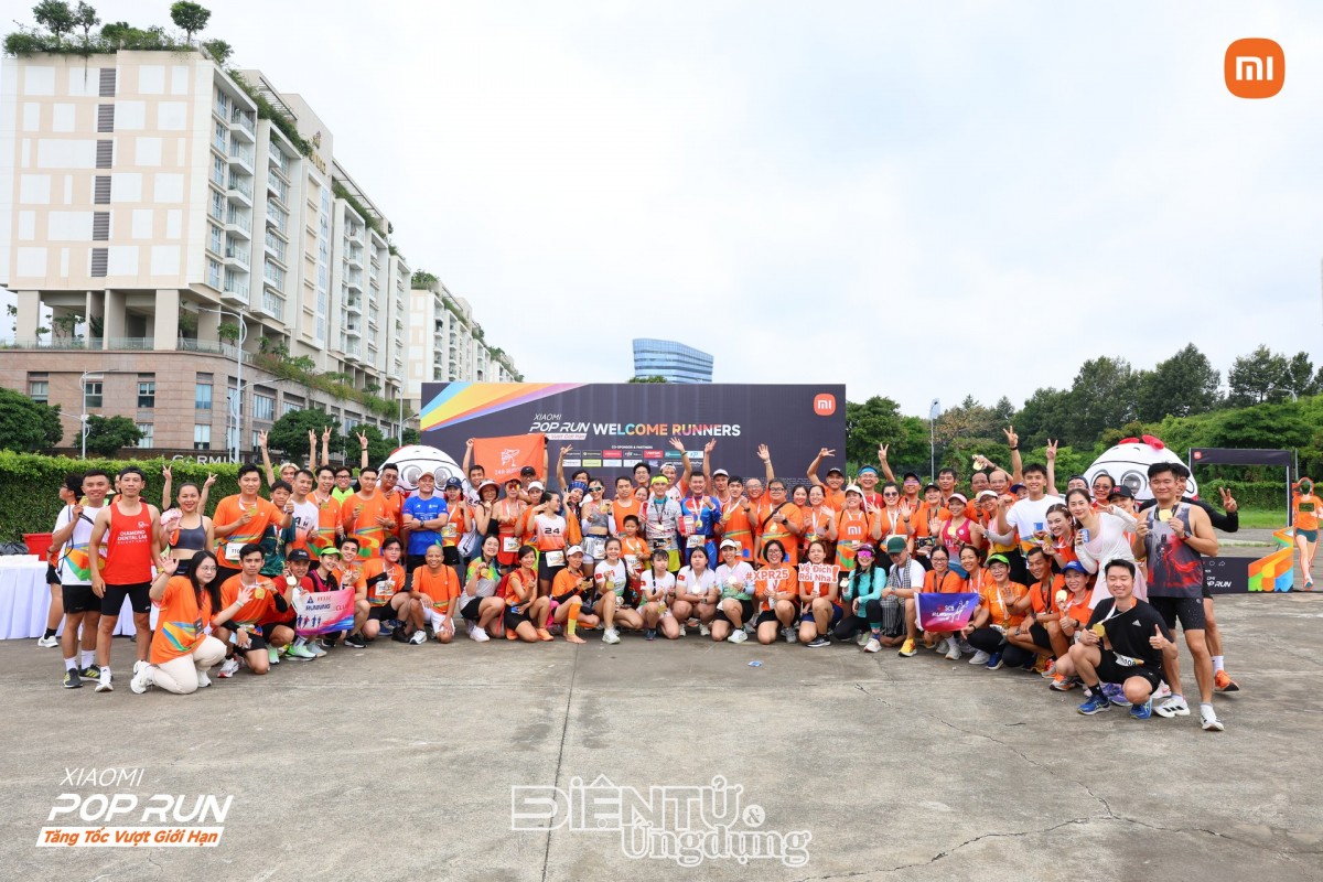 Xiaomi POP Run 2025 thu hút hơn 1.600 người tham dự