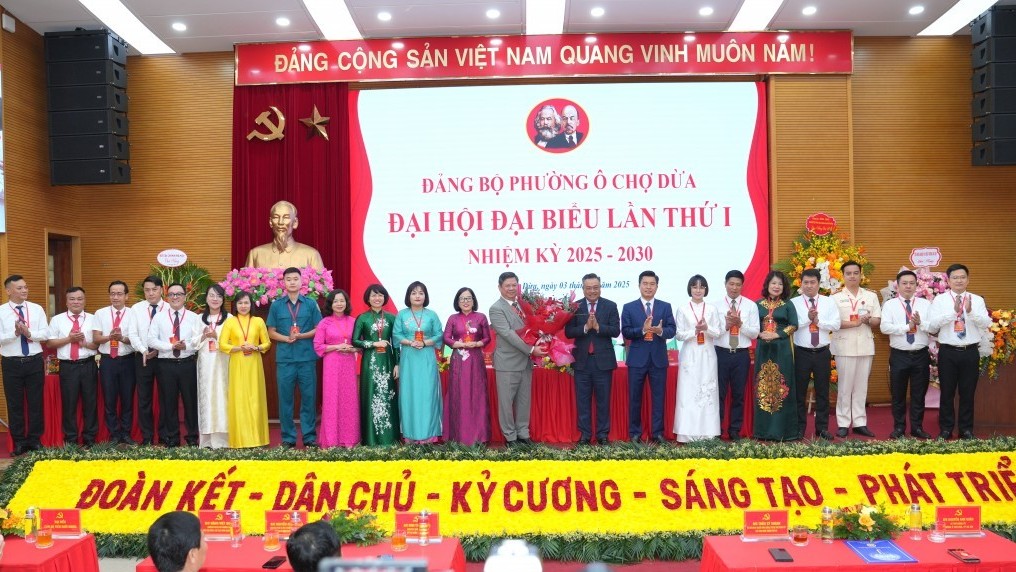 Phường Ô Chợ Dừa hướng tới đô thị kiểu mẫu trong nhiệm kỳ mới