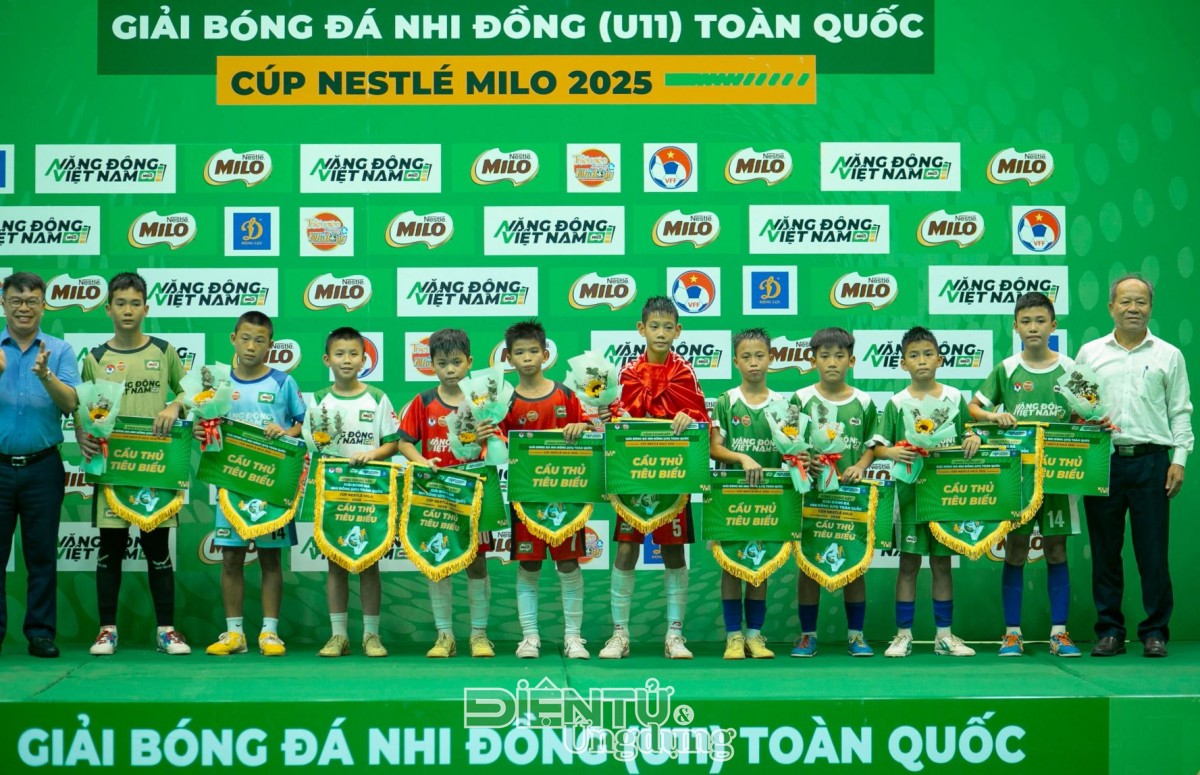 U11 Hưng Yên vô địch giải Bóng đá Nhi đồng Toàn quốc