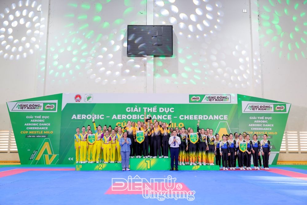 Giải thể dục Aerobic Cúp MILO lần VIII chính thức khép lại