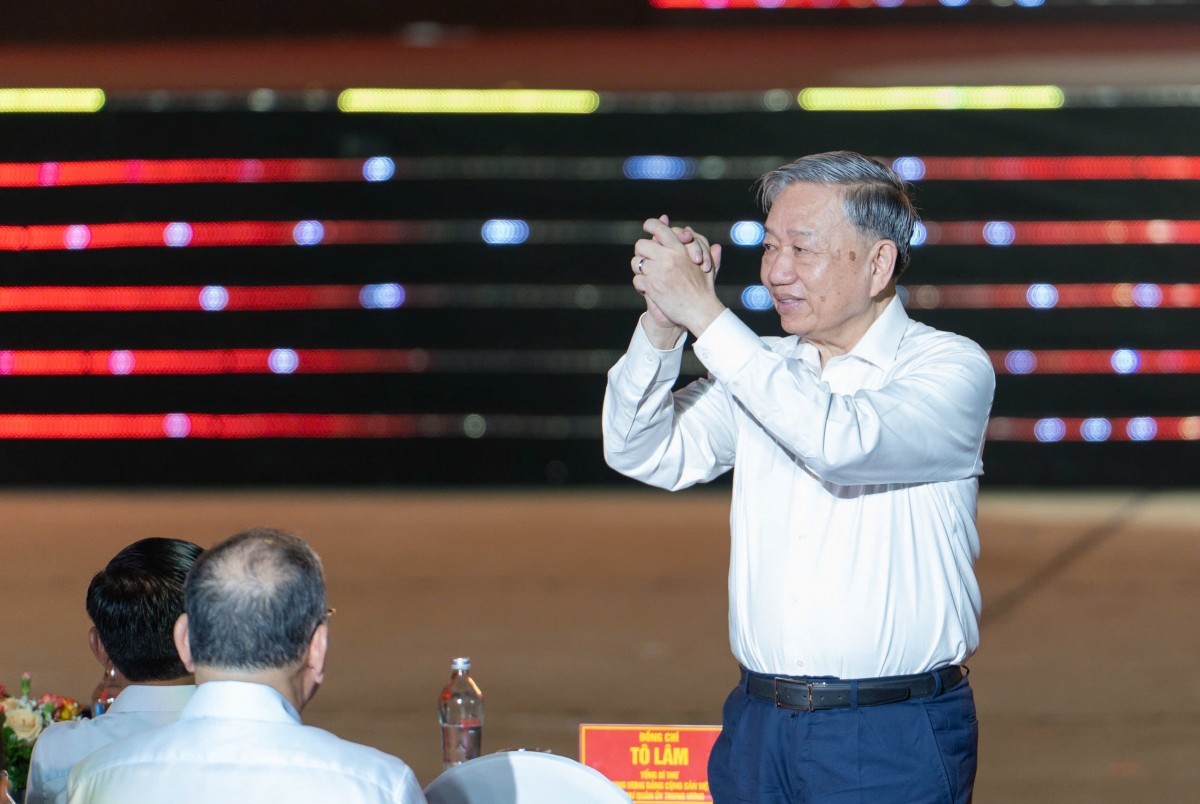 Tổng Bí thư Tô Lâm dự chương trình 