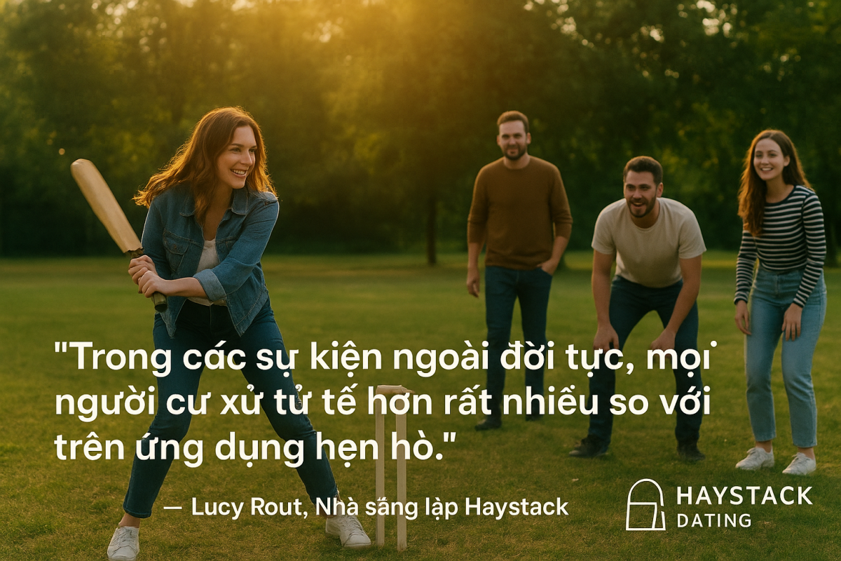 Chán nản với ứng dụng hẹn hò, nữ doanh nhân 30 tuổi sáng lập mô hình kết nối ngoài đời thực Haystack Dating Chán nản với ứng dụng hẹn hò, nữ doanh nhân 30 tuổi sáng lập mô hình kết nối ngoài đời thực Haystack Dating